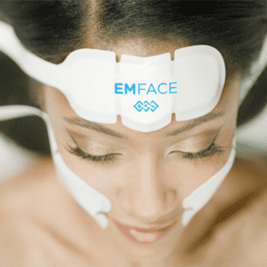 emface treatment completed on a beautiful woman